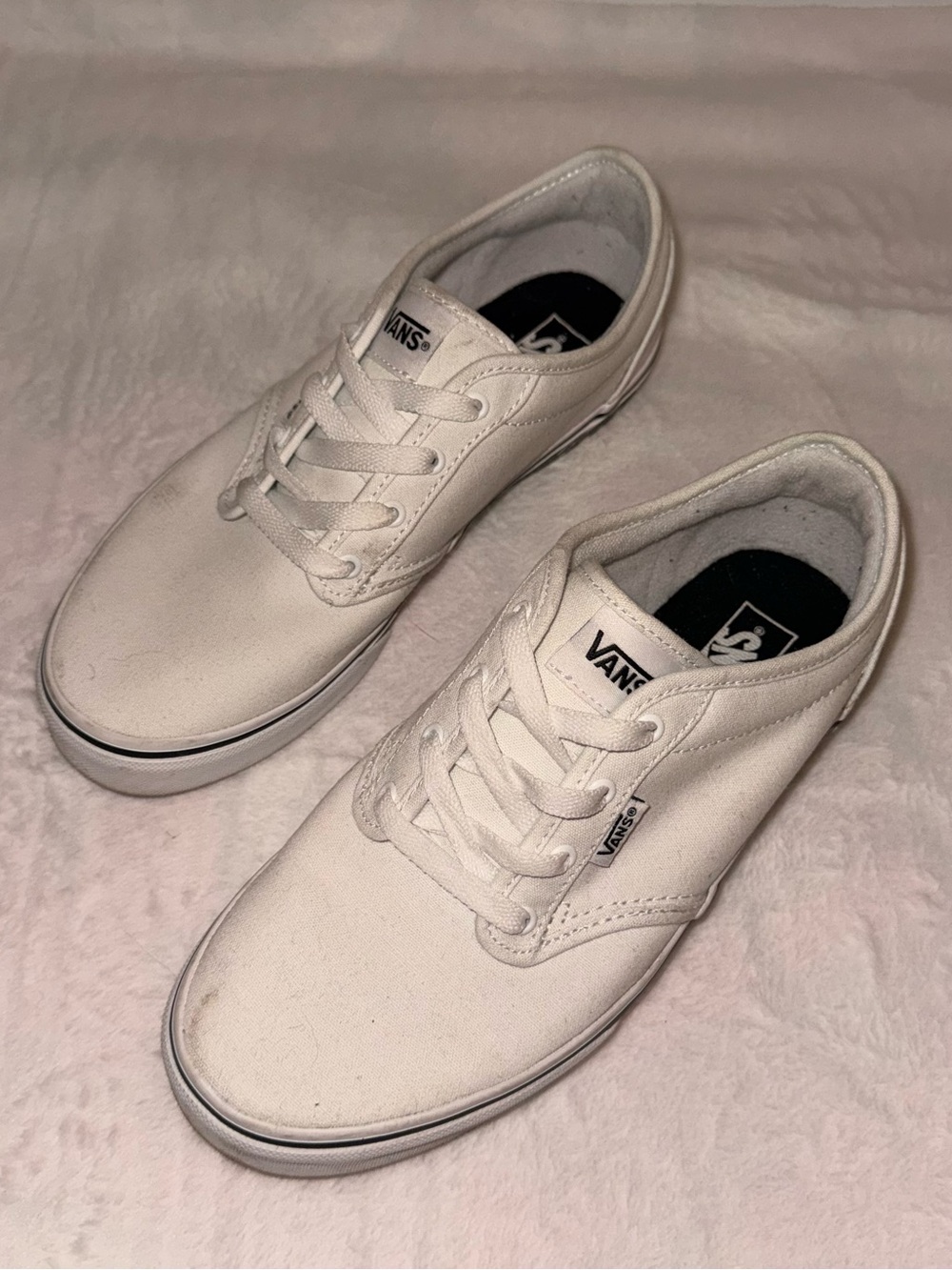 Vans White Low Tops